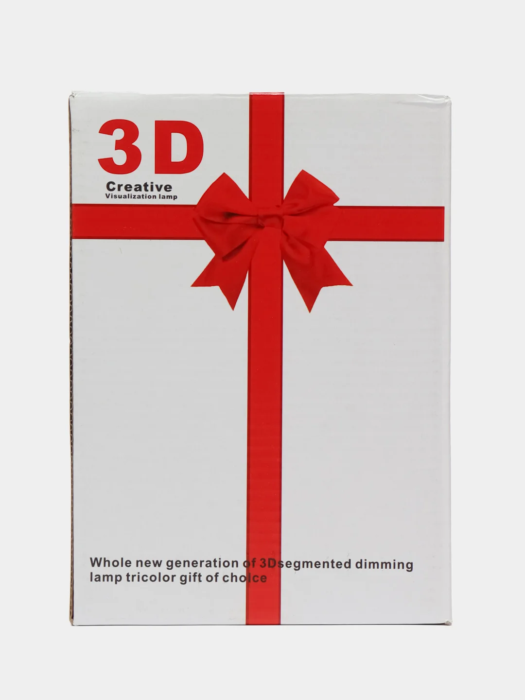 Зеленый светильник ночник 3d с разноцветной подсветкой