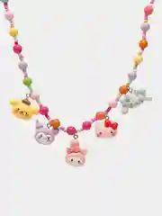 Белый бусы детские с Куроми, Kuromy, My Melody, Микки Маус, детская бижутерия, бусы аниме