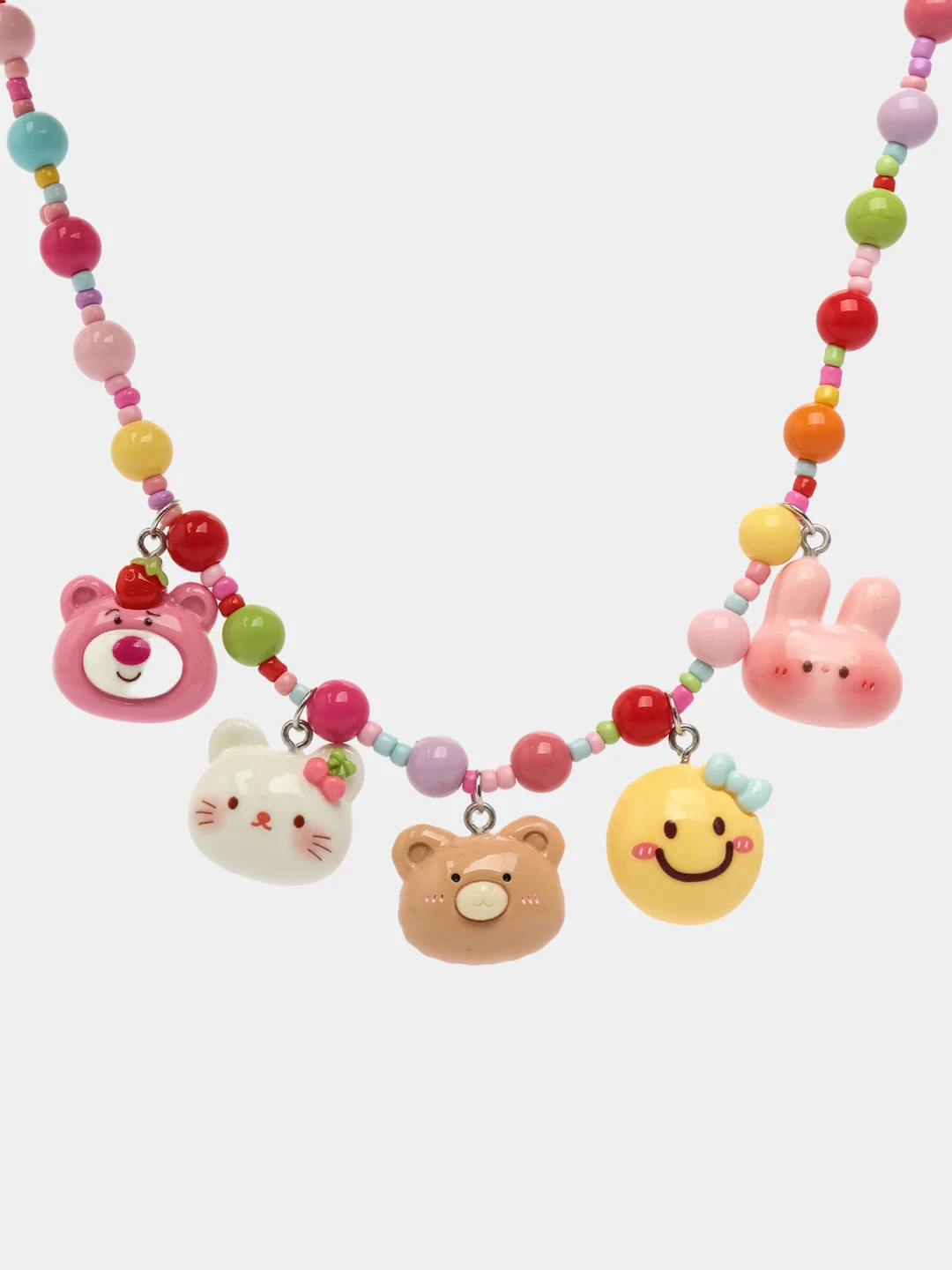 Красный бусы детские с Куроми, Kuromy, My Melody, Микки Маус, детская бижутерия, бусы аниме