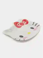 Бежевый тарелка детская декоративная Хэллоу Китти, Май мелоди, Hello Kitty, My Melody, Куроми