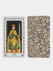 Синий карты Таро Средневековое