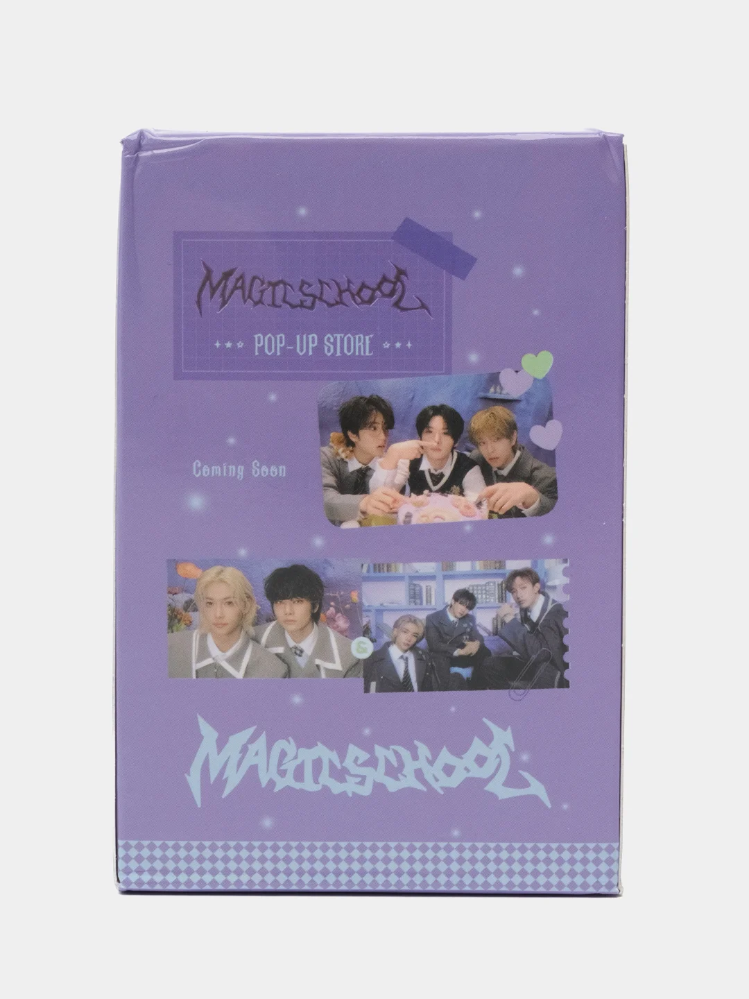 Фиолетовый k-pop Stray kids карточки cтрей кидс, карты стрэй кидс кпоп, карты для коллекционирования