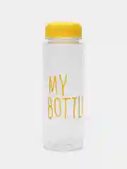 Лимонный бутылка для воды, 500 мл, My bottle, 19.5 х 6 см, термочехол в комплекте