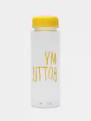 Лимонный бутылка для воды, 500 мл, My bottle, 19.5 х 6 см, термочехол в комплекте