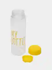 Лимонный бутылка для воды, 500 мл, My bottle, 19.5 х 6 см, термочехол в комплекте