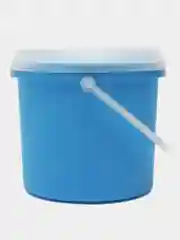Голубой ведро с крышкой