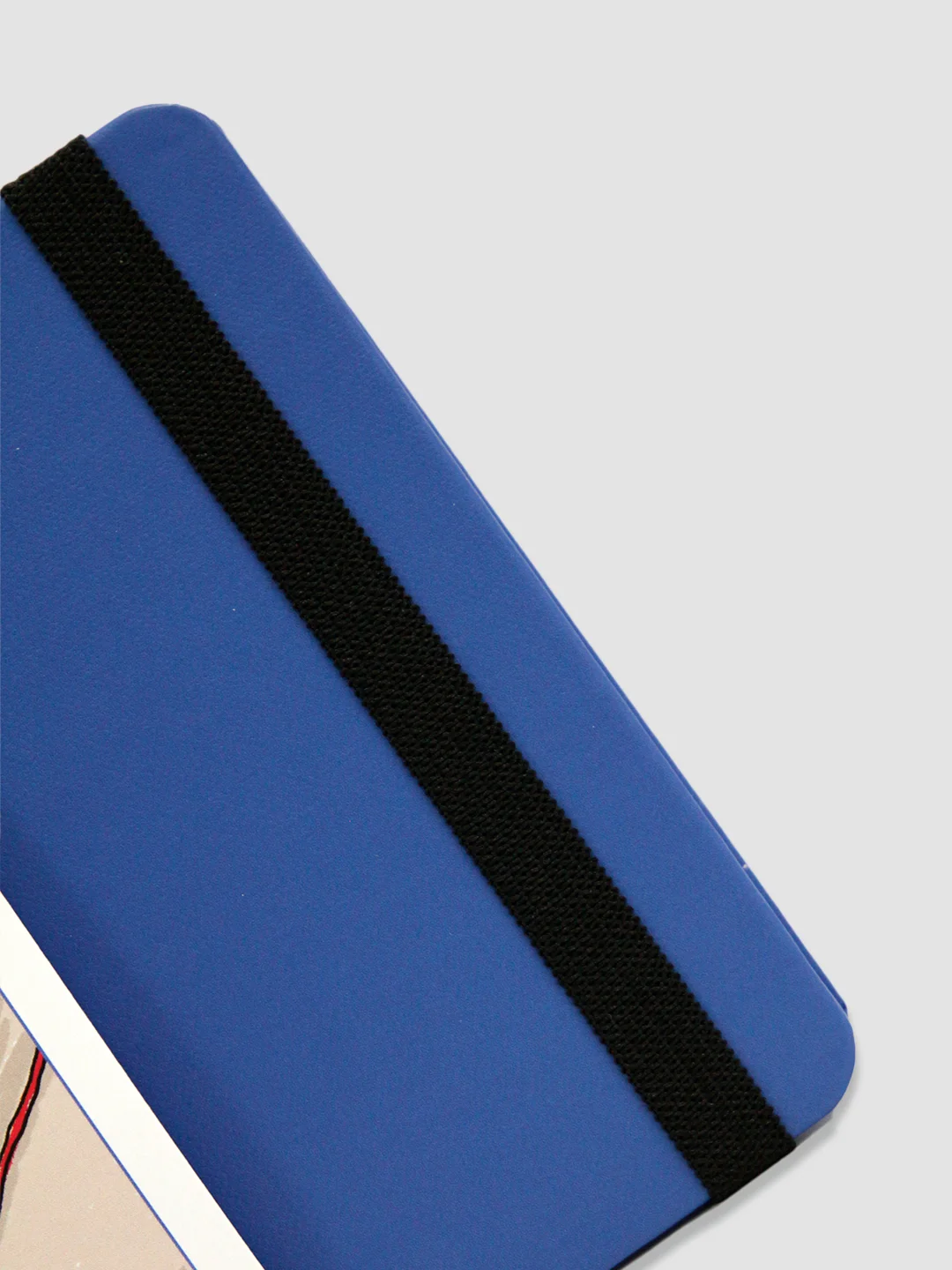 Синий блокнот в линию 64 листа А5 с резинкой-фиксатором MyArt Notebook Classic. Проф-Пресс