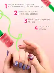 Топ матовый для гель-лака USHINE Matte 12 мл