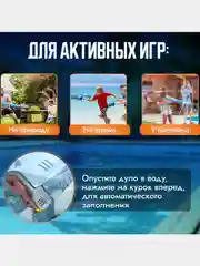 Голубой электрический водный пистолет с аккумулятором, водяной автомат с большой емкостью