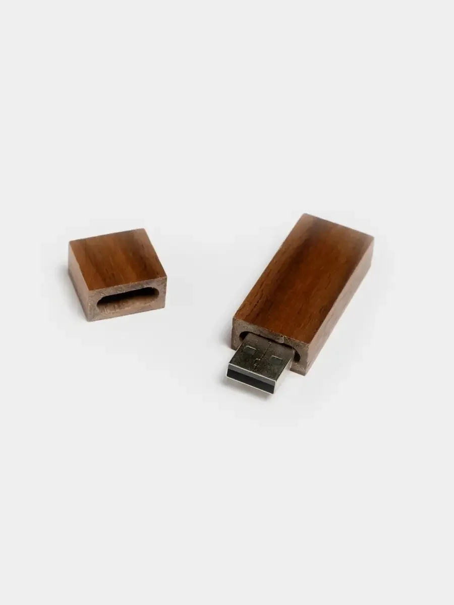 Бежевый деревянная флешка 8 гб USB 2.0
