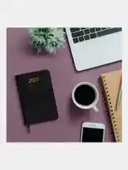 Ежедневник датированный 2025 Brauberg, планер планинг записная книжка А6, под кожу
