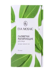 Eva mosaic Салфетки для лица матирующие, 50 шт.