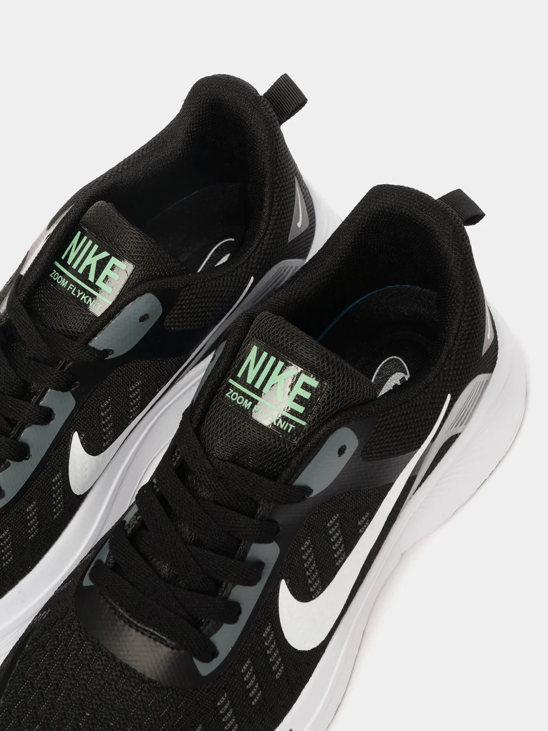 Черный мужские беговые кроссовки с логотипом Nike Zoom