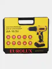 Дрель-шуруповерт аккумуляторная Eurolux ДА-16/2Li