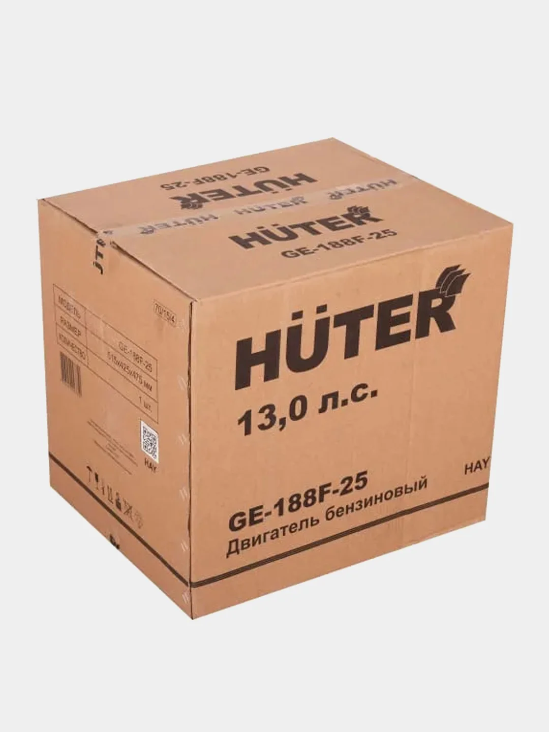 Двигатель бензиновый HUTER GE-188F-25
