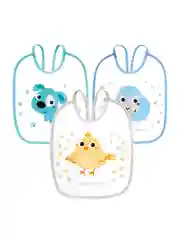 CANPOL babies Нагрудник хб водонепроницаемые набор 3шт
