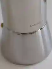 Серебряный гейзерная кофеварка EASYWORKZ для индукционной и газовой плиты