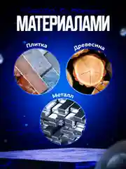Темно-синий шуруповерт - дрель аккумуляторный в кейсе с набором инструментов, 24 штуки, 3 режима, 26В