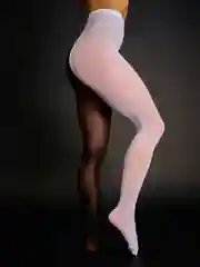 Белый колготки женские двуцветные, летние, яркие, плотные, нейлоновые,матовые, мягкие,42-48 р-р