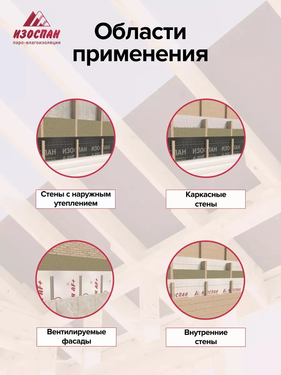 Изоспан А 70 кв.м. (свернутый рулон в 0,8м.)