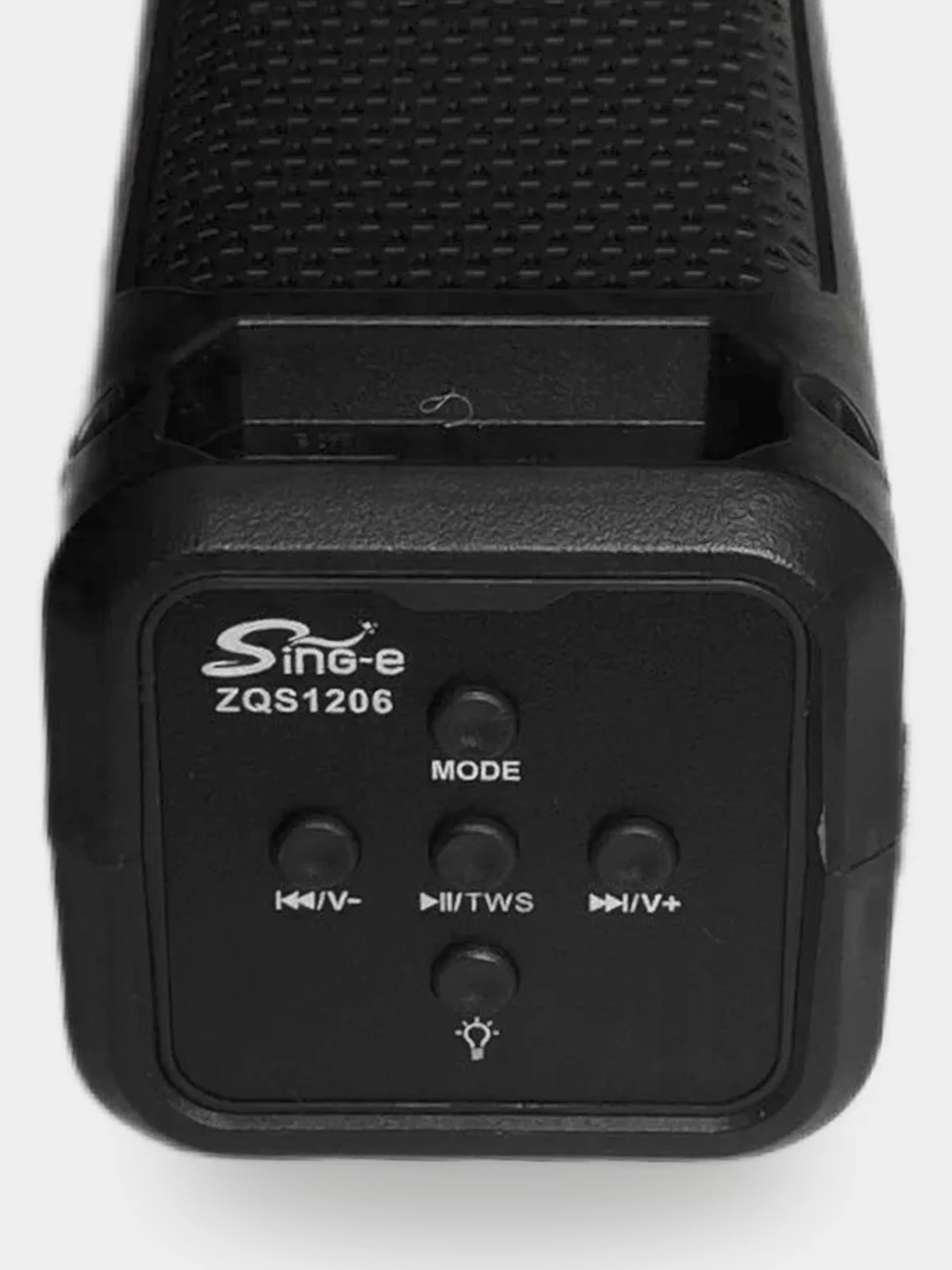 Хром колонка Bluetooth с LED-подсветкой ZQS 5Вт (USB/SD/AUX/FM)