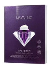 MaxClinic Time Return Melatonin Cream Mask Маска для лица с мелатонином, 4x28 мл