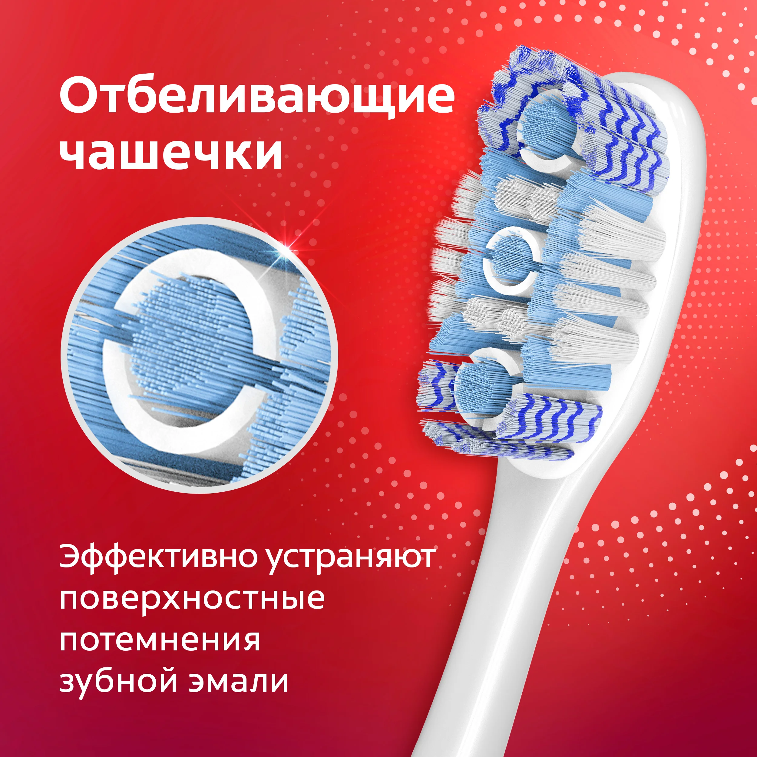 Зубная щетка Colgate "360 Optic White", средней жесткости
