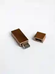 Коричневый деревянная флешка ZoorBox 4, 8, 16, 32, 64 гб коричневый бежевый / Флеш-накопитель USB 2.0
