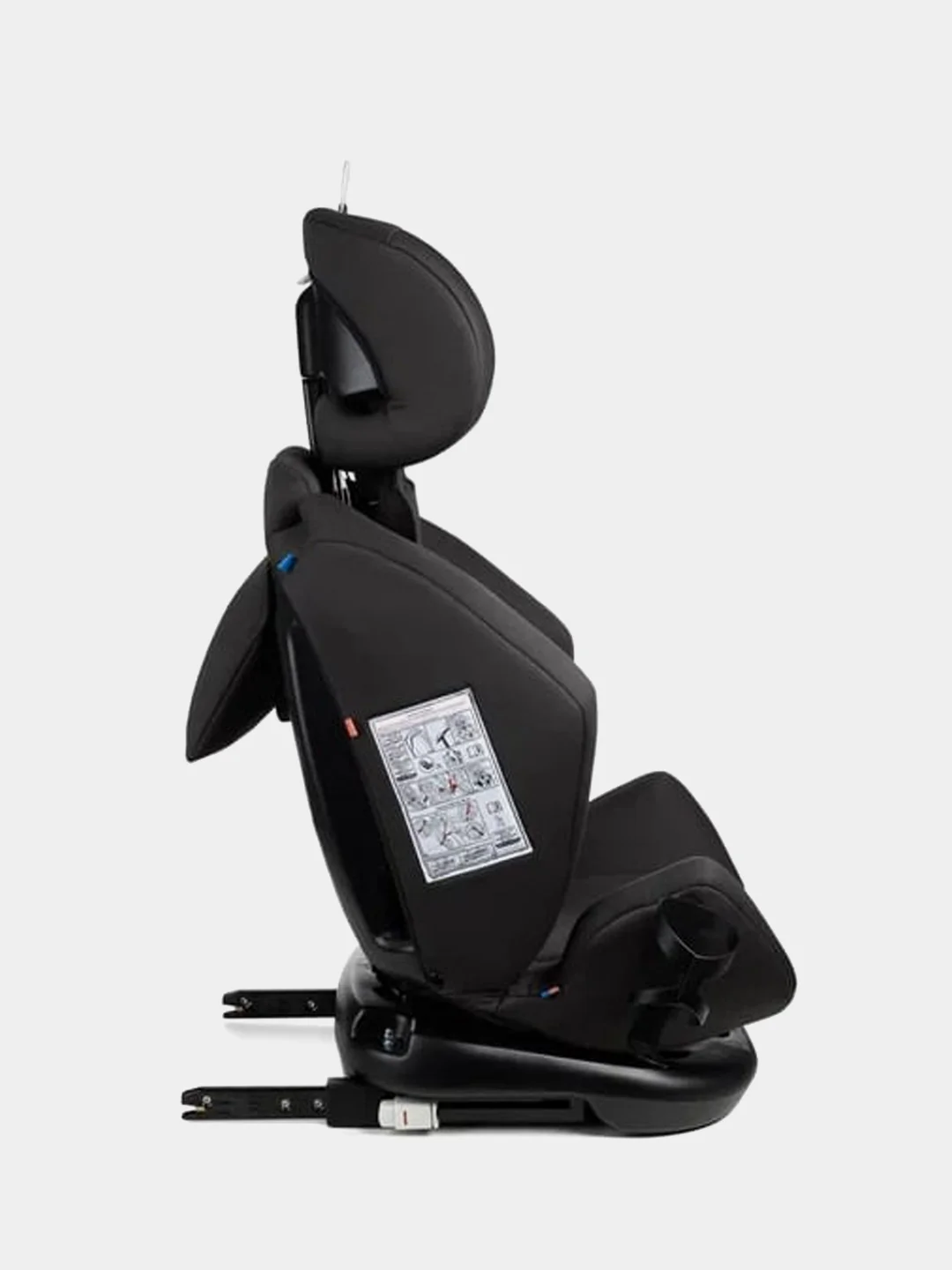 Автокресло детское Siger Ультра Isofix, группа 0+/I/II/III, 0-36 кг, антрацитово-серый
