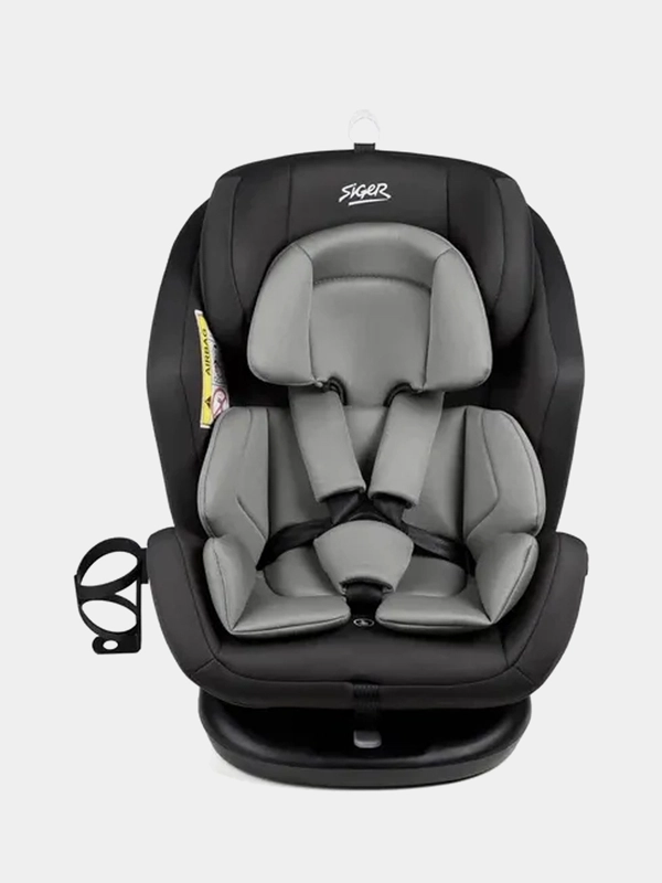 Детское автокресло УУД Siger Ультра Isofix гр.0+/I/II/III, т.серый