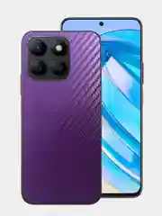 Пурпурный защитная пленка для Honor X8A под карбон на заднюю часть,под кожу на зад крышку Хонора Х8а