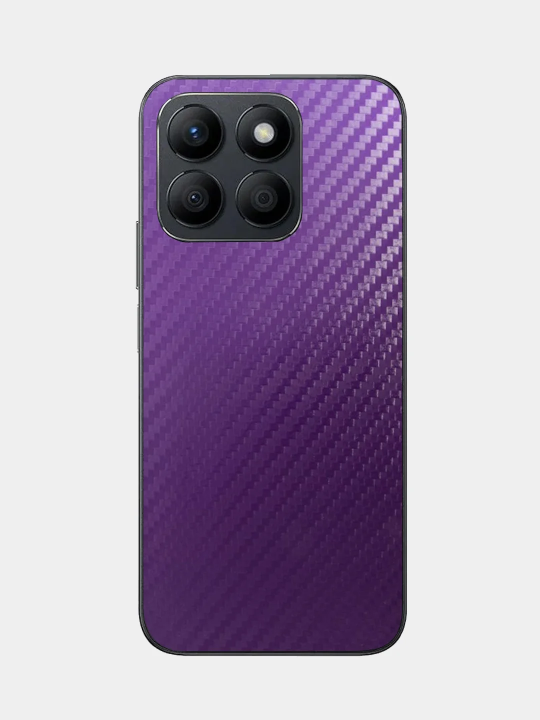 Пурпурный защитная пленка для Honor X8A под карбон на заднюю часть,под кожу на зад крышку Хонора Х8а