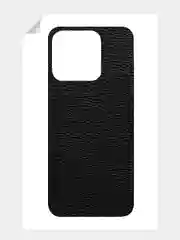 Угольный защитная пленка для Honor X8A под карбон на заднюю часть,под кожу на зад крышку Хонора Х8а