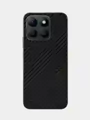 Черный защитная пленка для Honor X8A под карбон на заднюю часть,под кожу на зад крышку Хонора Х8а