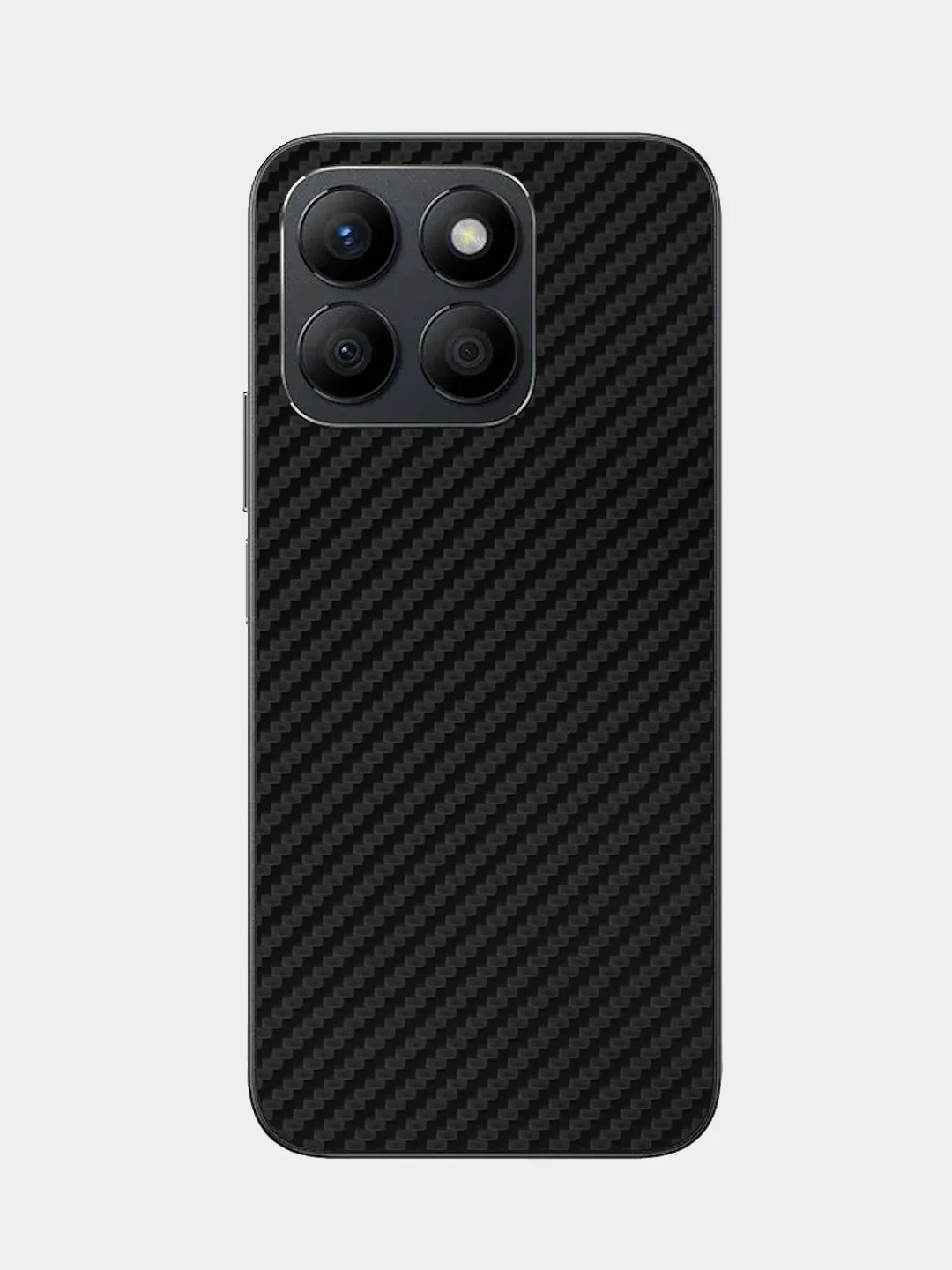 Черный защитная пленка для Honor X8b под карбон на заднюю часть,под кожу на зад крышку Хонора Х8б