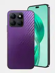Пурпурный защитная пленка для Honor X8b под карбон на заднюю часть,под кожу на зад крышку Хонора Х8б