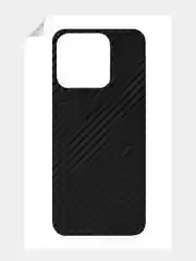 Черный защитная пленка для Honor X8b под карбон на заднюю часть,под кожу на зад крышку Хонора Х8б