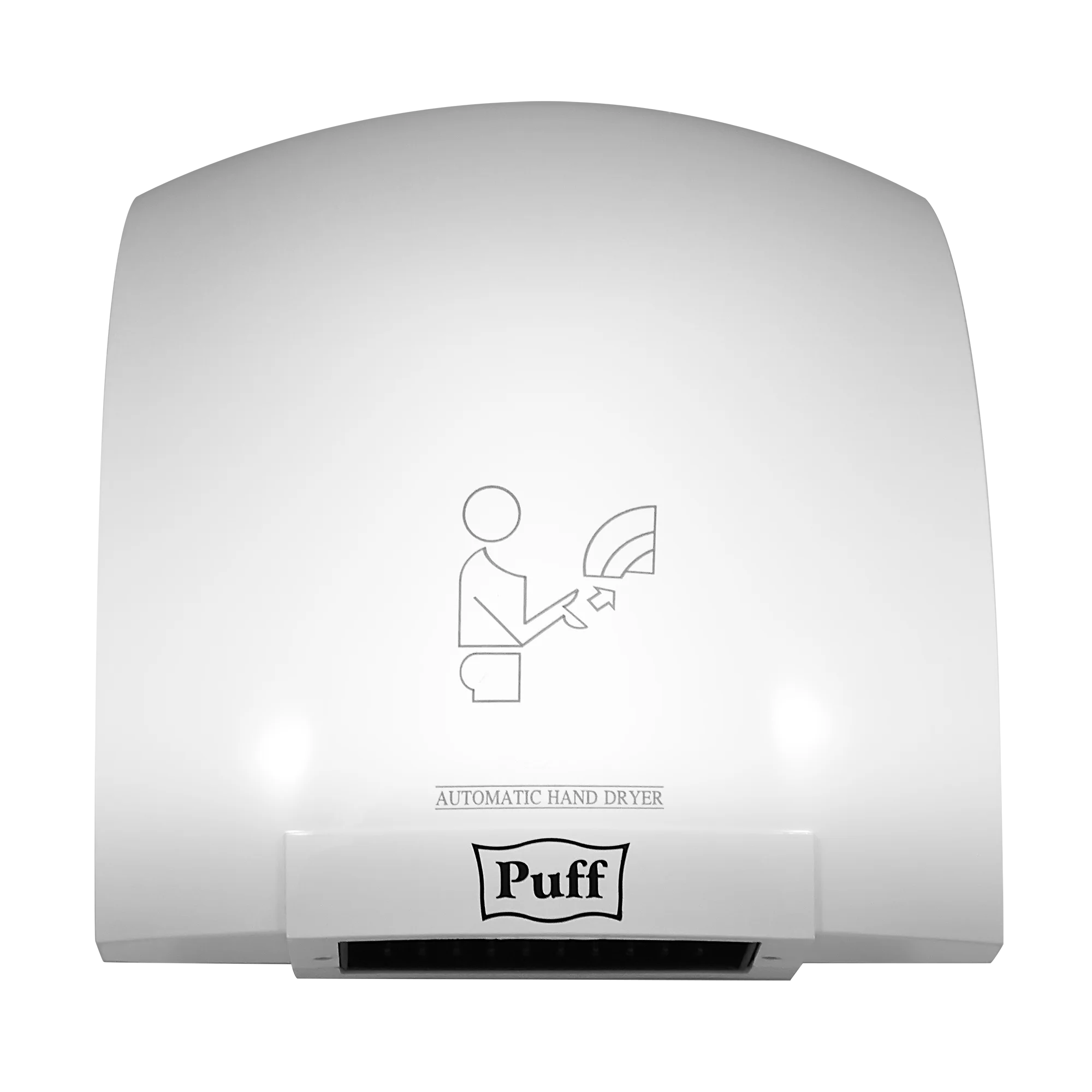 Белый 1401.308 Электросушитель для рук "Puff-8820", белый, 2 кВт