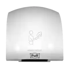 Белый 1401.308 Электросушитель для рук "Puff-8820", белый, 2 кВт
