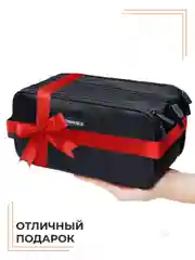 Черный мужская сумка, мужская косметичка, несессер, дорожный органайзер, в подарок мужчине