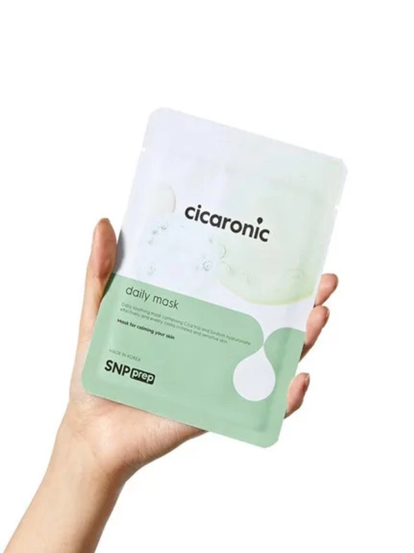 SNP Prep Cicaronic Daily Mask Маска тканевая для лица успокаивающая, 20 мл