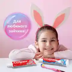 Детская зубная паста Colgate "Доктор Заяц", со вкусом клубники, 50 мл