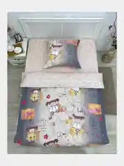 Постельное белье детское 1.5 спальное Поплин ivSubelIa "Лолли", 50x70
