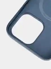 Чехол MagSafe для iPhone 15, 13, Pro Max Plus Mini кожаный BROSCORP экокожа, защита камер