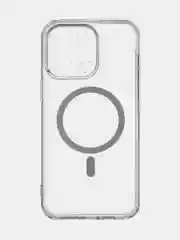 Прозрачный чехол MagSafe для iPhone 15/ 15 Plus/ 15 Pro/ 15 Pro Max пластиковый с силиконом BROSCORP