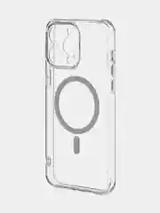 Прозрачный чехол MagSafe для iPhone 15/ 15 Plus/ 15 Pro/ 15 Pro Max пластиковый с силиконом BROSCORP