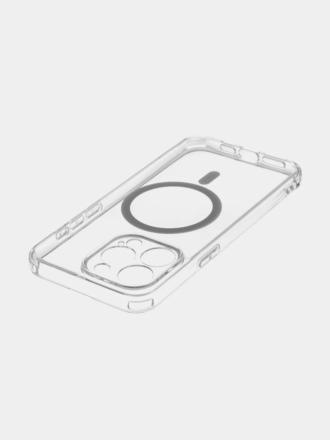 Прозрачный чехол MagSafe для iPhone 15/ 15 Plus/ 15 Pro/ 15 Pro Max пластиковый с силиконом BROSCORP