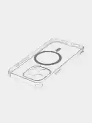 Прозрачный чехол MagSafe для iPhone 15/ 15 Plus/ 15 Pro/ 15 Pro Max пластиковый с силиконом BROSCORP
