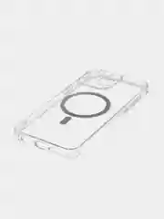Прозрачный чехол MagSafe для iPhone 15/ 15 Plus/ 15 Pro/ 15 Pro Max пластиковый с силиконом BROSCORP