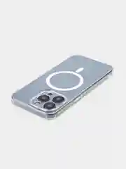 Прозрачный чехол MagSafe для iPhone 15/ 15 Plus/ 15 Pro/ 15 Pro Max пластиковый с силиконом BROSCORP